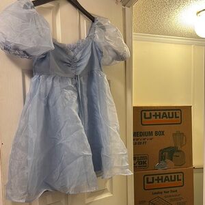 Altar'd State Sky Blue Dress